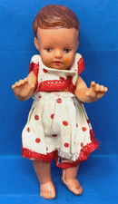 Puppe für Puppenstube Puppenhaus Gummi DDR Spielzeug 12cm /P18.11/6