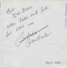 Original Autogramm Cordula Staudacher /// Autograph signiert signed signe 307007