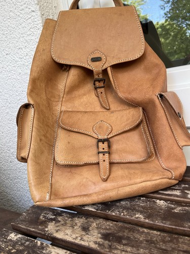 Vintage alta leder rucksack - alta,