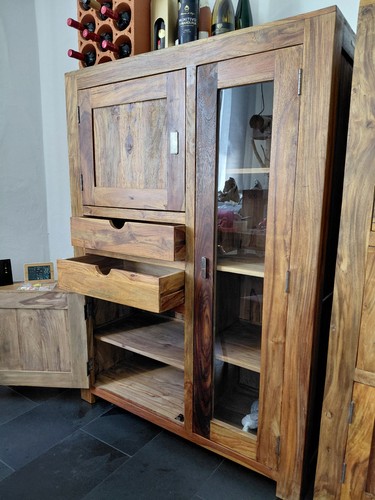 Massiver highboard schrank - massiver, /
