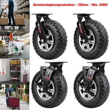 2/4X Bockrolle 340KG 250mm