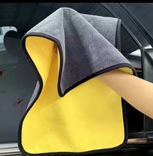 3mal30x60cm Mikrofasertücher 800GSM Reinigungs Poliertuch Waschlappen Microfaser