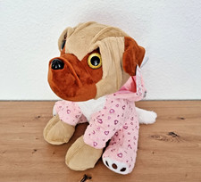 Plüschtier, sitzender Mops