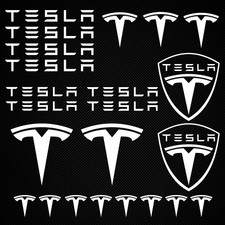 Tesla Aufkleber 23 Stücke