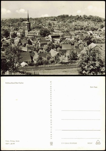 Ansichtskarte bad sulza - bad,