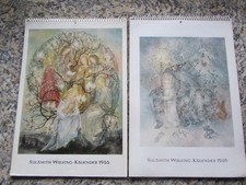Sulamith Wülfing*****2 Kunstkalender*****1966 & 1969***** RAR