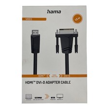 Hama HDMI DVI-D Adapter Kabel - Schwarz - 1,5 Meter - 205018 - Video-Verbindung