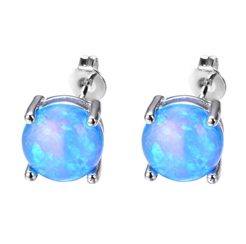Opal 925 silber - opal, ohrringe