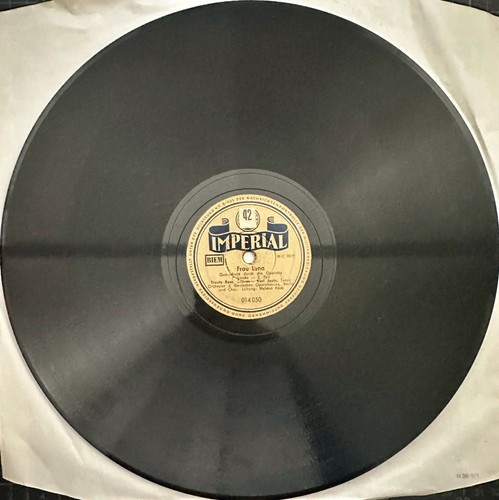 Schellackplatte frau - 12'',