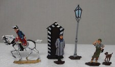 6 bemalte Zinnfiguren 3,5 cm -