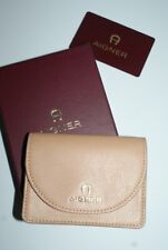 AIGNER*** Geldbörse Geldbeutel Karten hellbraun unisex Neu m. Karton