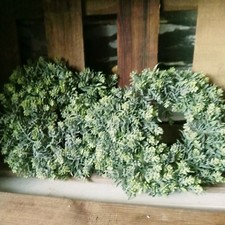 2 x Deko Kranz Thymian Grün