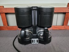Krups Typ KM850 Kaffemaschine Duo Zwei Kannen Filter Kaffee Maschine schwarz