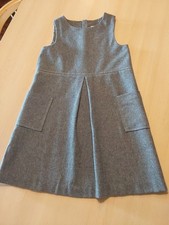 Latz Kleid von Jacadi Gr.140 Grau