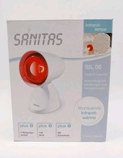 Rotlichtlampe Sanitas Sil 06, 100W, Infrarotwärme, Rotlichtleuchte