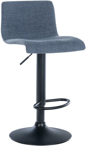 Barhocker branford stoff blau - barhocker,