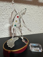 Swarovski SCS 1999 Pierrot 230586 • OVP, Umkarton, Podest & Glasschild