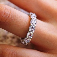 2 Kt Rund Eternity Memory Ring