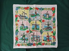 Andenken-/Souvenir-Taschentuch Holland   ( 10 )