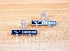 1965-1972 DODGE - PLYMOUTH - EMBLEM - PAAR - V8 - ORIGINAL - USA