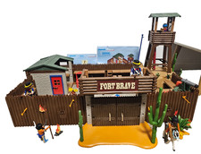 Playmobil 5245 + 6270 - Western Fort & Erweiterung - 99% vollständig