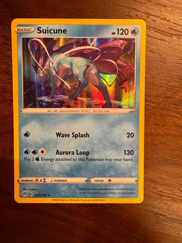 Suicune 037 189 flammende - 037/189,