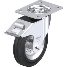 Blickle 374843 LE-VE 160R-FI Lenkrolle mit Feststeller Rad-Durchmesser: 160 mm