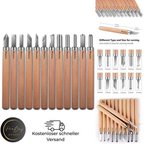 Holzschnitzmesser set - set, 12