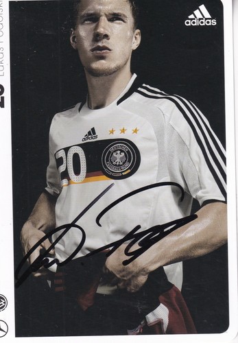 Autogramm lukas podolski - autogramm,