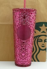 Starbucks Tumbler Thermobecher Cold to Go Plum Gem lila-pink mit Logo 24oz NEU
