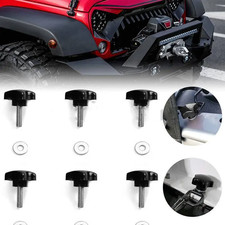 6X Auto Dach Schrauben Zubehör Abdeckung Trim Für Jeep Wrangler JK 2007-18 4 Tür