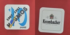 Krombacher Kosmos 1987-1997 Brauerei Bierdeckel Bier