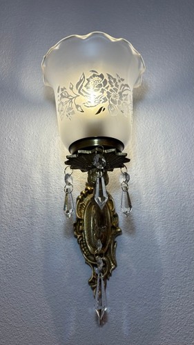 Wandlampe antik messing - antik,,