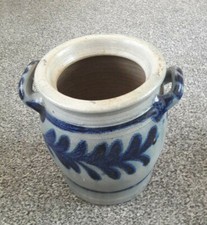 Sehr alter Topf,Sauerkrauttopf Elsässer Keramik Steingut 