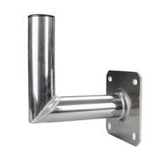 Halterung ALU SAT für Satellitenschüssel Wandabstand 20-40 cm inkl. Mastkappe