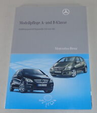 Werkstatthandbuch Einführungsschrift Mercedes A-Klasse W169 / B-Klasse W245