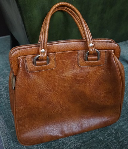 Ledertasche vintage arzttasche - ledertasche,