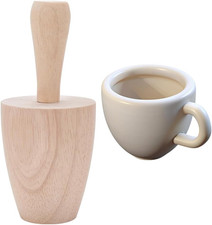 Große Tassen Töpferform Holz