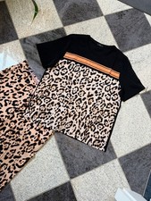 NEU: MARC CAIN Shirt N6 44 Leo schwarz beige