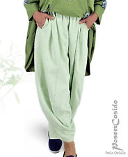 LAGENLOOK Ballon-Hose Jeans destroyed lemon weiß 46 48 50 52 54 56 XL-XXL-XXXL