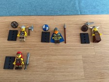 4 x LEGO Wikinger Figuren aus