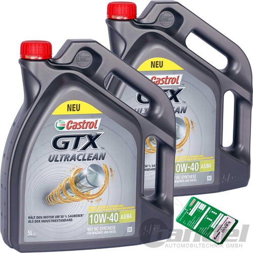2x5 liter castrol - castrol, gtx