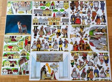 Weihnachtskrippe Papier Pappe