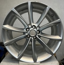 1x Alufelge 19 Zoll 9.5" 5x108 27ET Glanz Silber EX531007DA Jaguar F Type F-Type