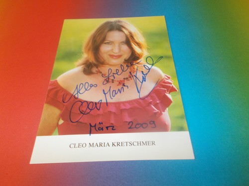 Cleo kretschmer sexy - , signed