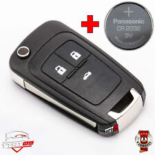 SCHLÜSSELGEHÄUSE FÜR CHEVROLET CAMARO CRUZE EQUINOX MALIBU + BATTERIE CR2032