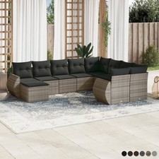 Garten Sofagarnitur mit Kissen