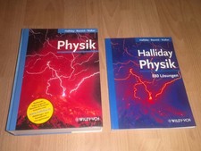 David Halliday, Robert Resnick,  Physik -  Lehrbuch + Lösungen / Paket / Set / B