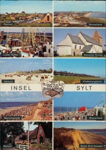 Ansichtskarte insel sylt - ansichtskarte,