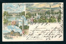 Ansichtskarte Stuttgart Gruss